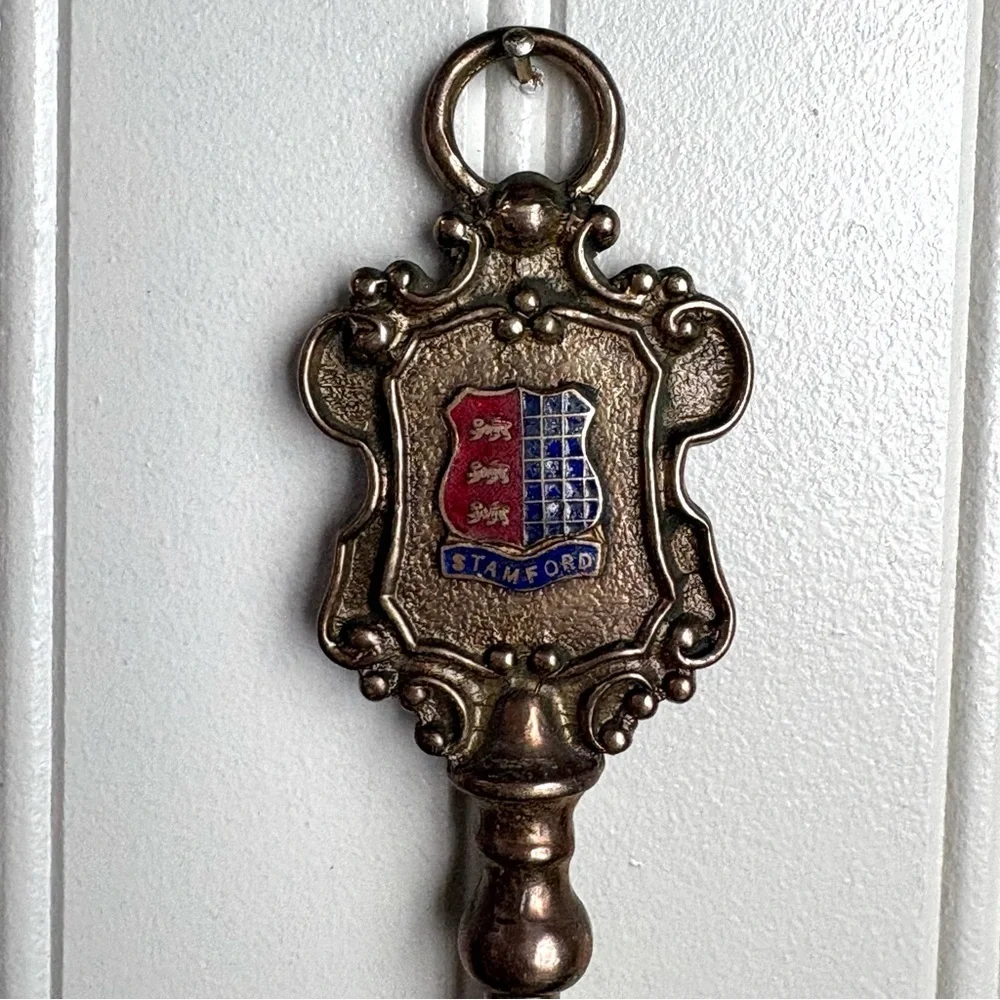 Vintage Peerage Brass Toasting Fork Fireplace Hearth Kitchen Wall Decor Stamford